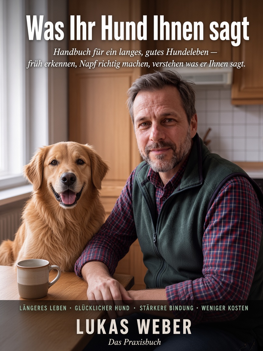Buchcover: Was Ihr Hund Ihnen sagt – Handbuch für ein langes, gutes Hundeleben, Lukas Weber